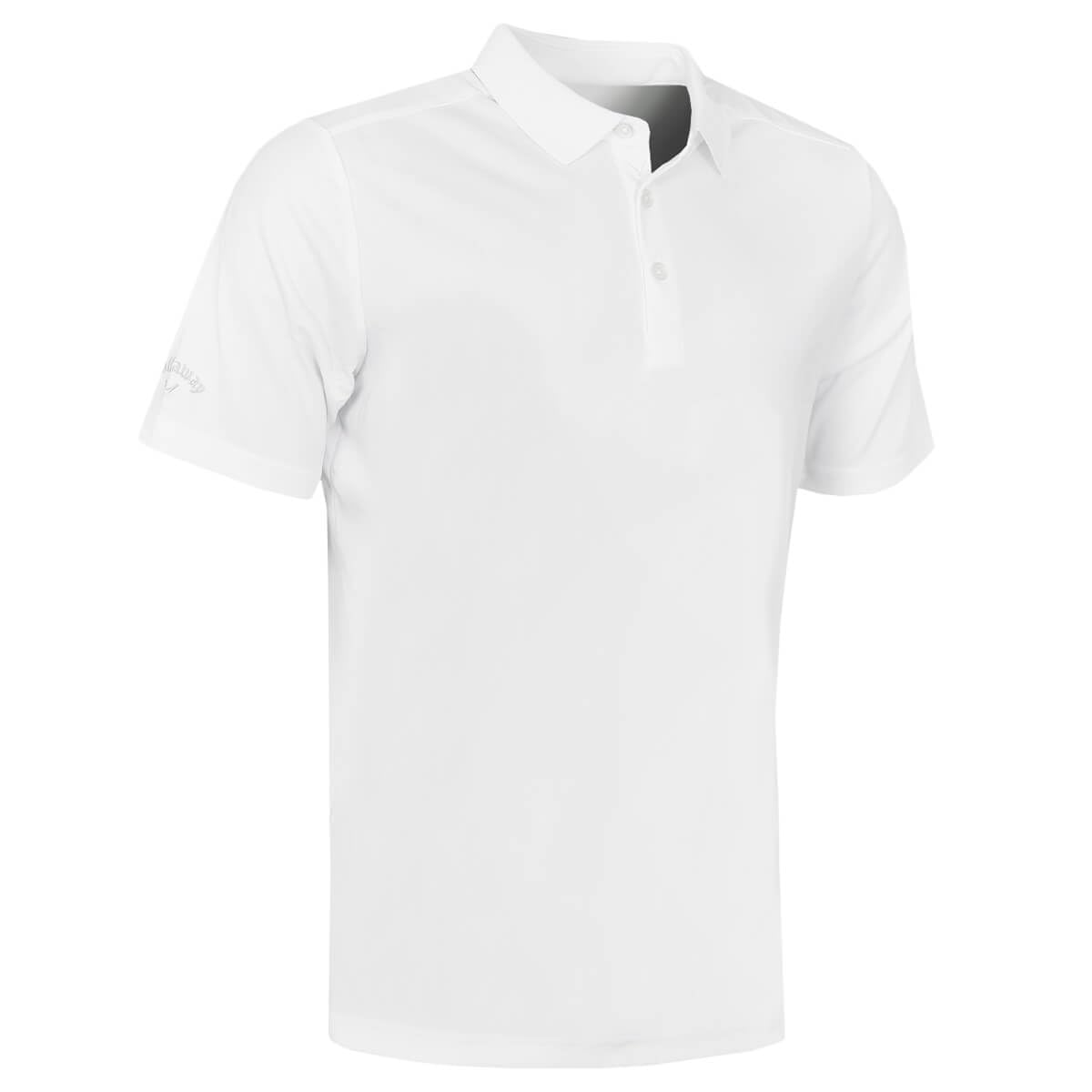Callaway Golf Mens Tournament Opti-Dri Polo Shirt - Bright White - XXL