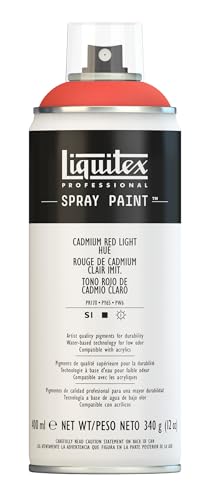 Liquitex Professional Spray Paint 400 ml, Cadmium Red Light Hue