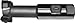 F&D Tool Company 12280 Carbide Tipped T-Slot Cutter, Steel, 9/16" Cutter Diameter, 15/64" Cutter Width, 17/64" Neck Diameter, 3/8" Shank Diameter