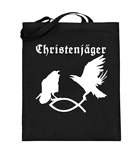 Chasseur de chrétiens Hugin et Munin corbeau d'Odin sac noir