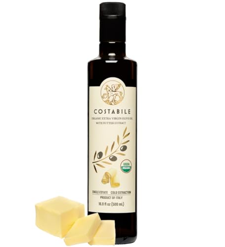 Costabile Butter Infused Olive Oil, Italian Extra Virgin EVOO with