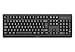 Philips SPK6307BL Wireless Keyboard, 2.4GhZ wireless, Power saving, Multimedia shortcuts, splash resistant, home office, PC/laptop