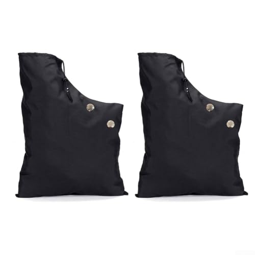 Bolsa de recogida de vacío para hojas de jardín con cordón ajustable, hecha de tela Oxford, diseñada para su uso con sopladores de hojas eléctricos