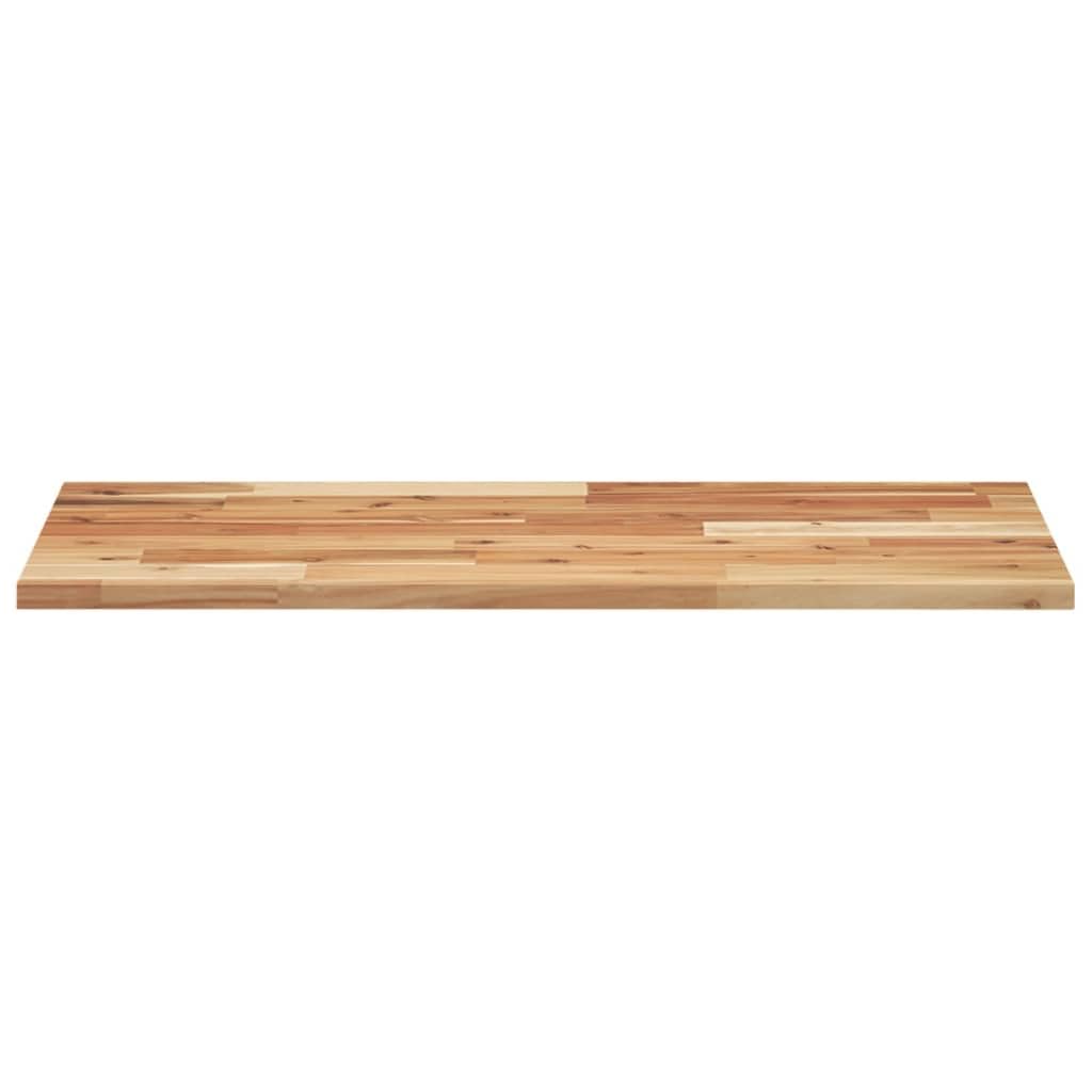 Regał wiszący, 3 szt. 100 x 40 x 2 cm, lite drewno akacjowe, olejowane, regał ścienny, regał wiszący, oszczędność miejsca, do salonu, sypialni, kuchni, biura, z naturalnym wzornictwem i