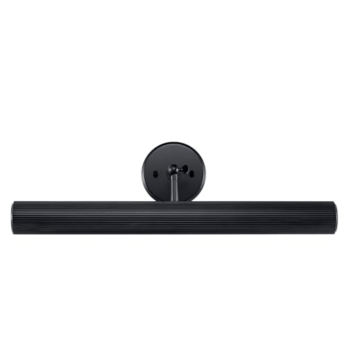 Kichler Midi Picture Light, Updated Traditional Light in Black, for Intimate Lighting scenarios Such as Over bookcases or Shelving, Framed Artwork, or bar Area (5" x 24"), 52651BK by Kichler - Used condition - Image 2