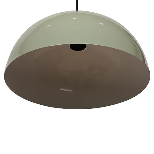 Image of Bene Borco Hanging Ceiling Lights, Pendant Light Home Decoration and Kitchen Decor, Hanging Lamps for Bedroom, Balcony, Entrance, Decorative Roof Light, Green, MS 31cm, Pack of 2