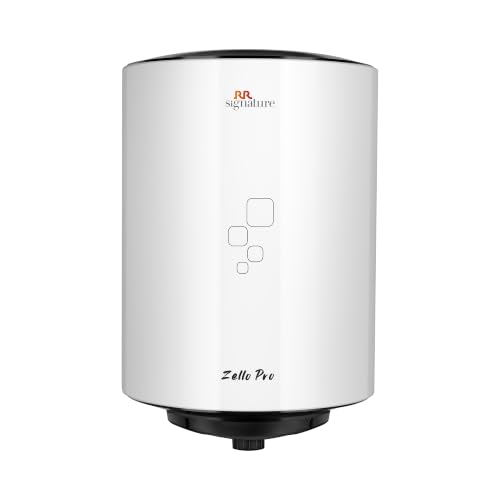 Image of RR Signature Zello PRO 25L Star Rated Storage Water Heater for Home | 8 Bar, Suitable for High Rise | Thermal Cutout | Safety Valve 2 Yr Warranty on Product & 5 Yr on Tank by RR