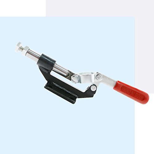 Image of 1PCS Carbon Steel Type 305E, 42mm Travel, 386KG (850 lbs) Push-Pull Latch Clamp, quick clamping tool, Tooling Clamp, Linear Stroke Toggle Clamp
