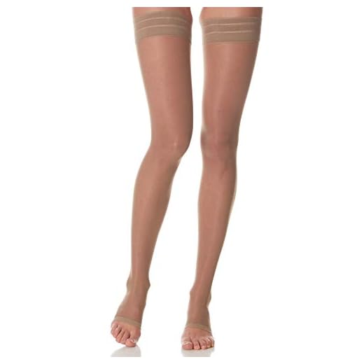 Scudotex Media Larga Auto-Adherente 140 Open Denier Open Punta Abierta Color Nature Talla 4-1 unidad