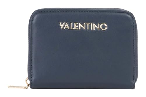 Valentino Porte-Monnaie Clio Re Zip Around Wallet Blu Bleu Marine