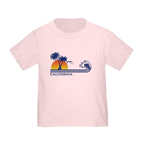 CafePress California Toddler T Shirt Cute Toddler Graphic Tee, 100% Cotton