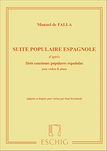 Suite populaire espagnole violon