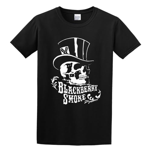 paosijie Man's T-Shirt Blackberry Smoke S-3XL Black Black S