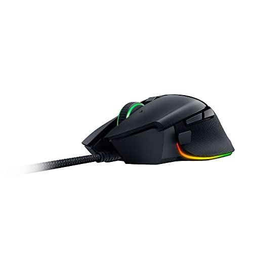 Razer Basilisk V3 Customizable Ergonomic Gaming Mouse: Fastest Gaming Mouse Switch - Chroma RGB Lighting - 26K DPI Optical Sensor - 11 Programmable Buttons - HyperScroll Tilt Wheel - Classic Black