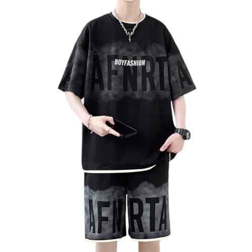 [ANGELCITY] ZbgAbv Y XEFbg W[W   TVc Vbgpc ㉺Zbg ؃AbN  [EFA g[jO X|[cEGA jOEFA  傫TCY (4XL, ubN)