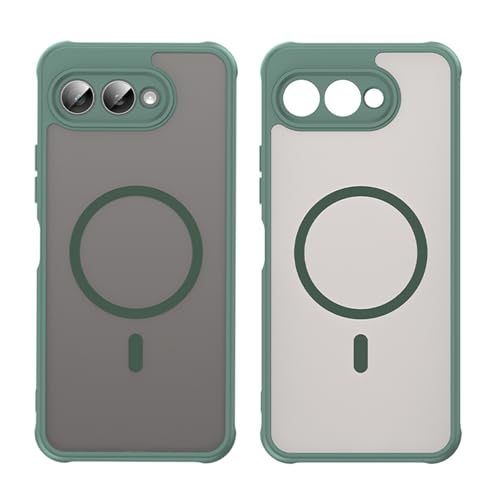Image of Compatible with T-Mobile Revvl 8 Case Cover,Compatible with MagSafe,Anti-Fall,Compatible with T-Mobile T Phone 3 5G Cell Protective Phone Case Green