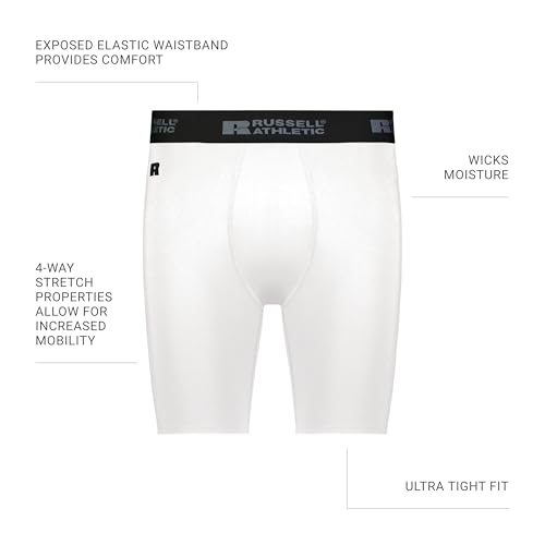 Short de compression anti-transpiration Russell Athletic Coolcore homme