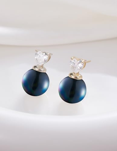 14K Gold Plated Pearl Drop Earrings for Women Jewelry4