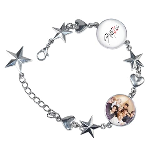 RETRART Women Straykids Got 7 Seventeen Twice Bracelet StrayKids Merch Zinc Alloy Wristband Chain Bracelets Bangle - Main Image