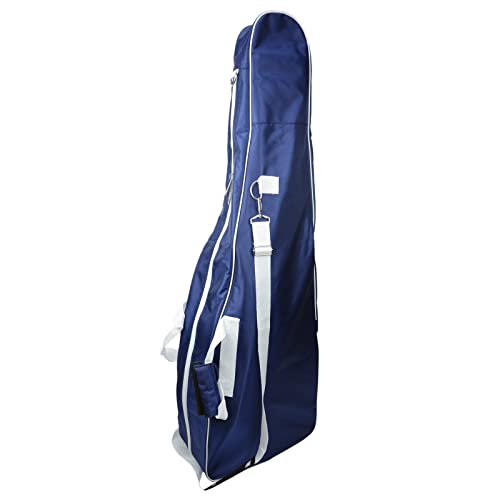 Threewot Fencing Bag For Equipment,Fencing Storage Bag For Mask Sword And Fencing Suit,Portable Fencing Sack With Handle And Shoulder Strap(Us Style), Navy Blue #TOP2