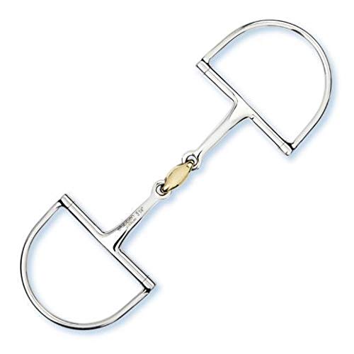 Stübben STEELtec 2250 D-Ring Trense doppelt gebrochen Größe 13,5, Farbe Silber Cover