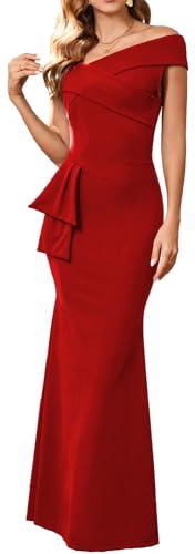 Image of VisiChenup Elegant Wedding Guest Formal Dresses for Women