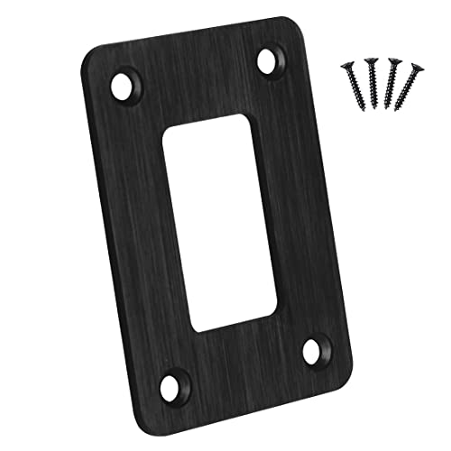 Image of 1 Way Rocker Switch Panel Housing Holder Aluminum Brushed Metal Mounting Bracket for Car Boat Yacht RV Trailer Truck Toggle Switch Housing Waterproof