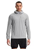 Pioneer Camp Laufjacke Herren Atmungsaktiv Leicht UV Jacke Sommer UPF 100+ Wasserabweisend Fahrradjacke mit Belüftungslöcher Elastische Bündchen und 3 Reißverschlusstasche （Grey;M