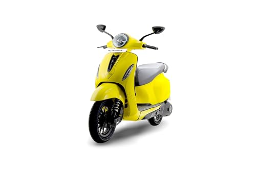 Image of Chetak 3001 by Bajaj Auto High Speed Electric Scooter with charger - Lime Yellow - Ex-Showroom