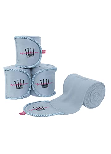 Bandages pour chevaux au paddock avec les bandes SPOOKS Luhna bleu