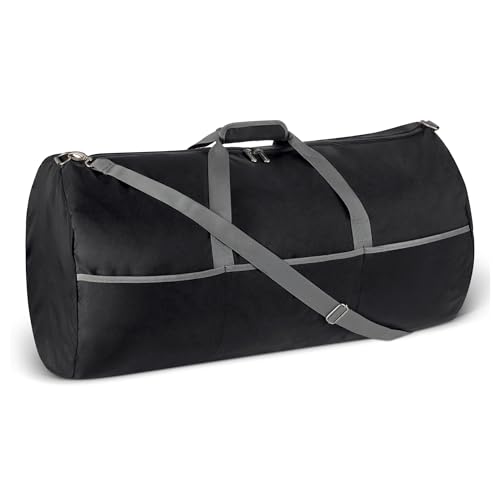 Amazon Essentials 32.4' Extra Large Foldable Nylon Duffel Bag for Travel/Storage with Zippered Pockets, 9254 Cubic Inch (150L),...