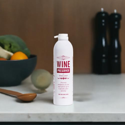 Preservintage Wijnbewaarder - Professioneel standaard puur inert argongas voor gebruik met wijnstop of kurk in een gebruiksvriendelijke lichtgewicht spuitbus - 9L - Afbeelding 4