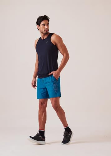 Image of STRCH Men's Gym Tank Top | Regular Fit Sleeveless Activewear Vest | Crew Neck Workout Tank for Gym, Running, Training & Fitness | UV Protection & Anti-Odour