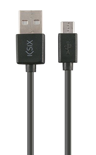 KSIX bxcusb01 - 1 meter USB Data and Charging Cable Micro For Smartphone - Black