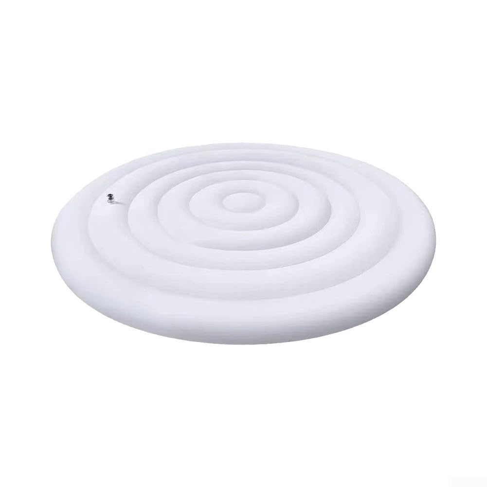 pour couverture Gonflable Spa Rond 145cm Isolante PVC pour(Round with handle 1)
