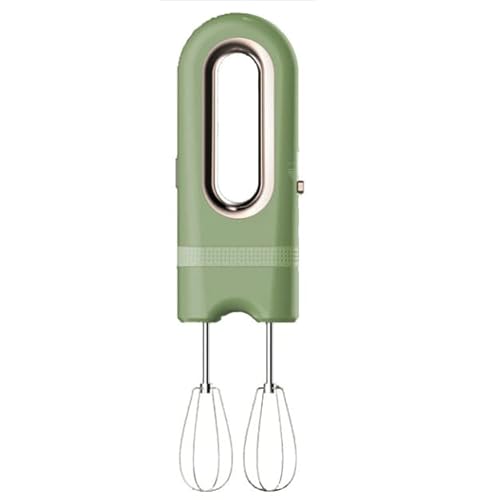 Sulypo Batidora de mano inalámbrica, 20 W, 6 velocidades, color verde Cover