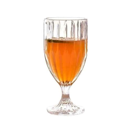 Copa de cristal antideslizante con rayas verticales para servir cócteles sin caídas 2