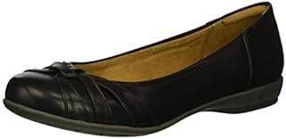 SOUL Naturalizer Women's Gift Ballet Flat, Black, 11