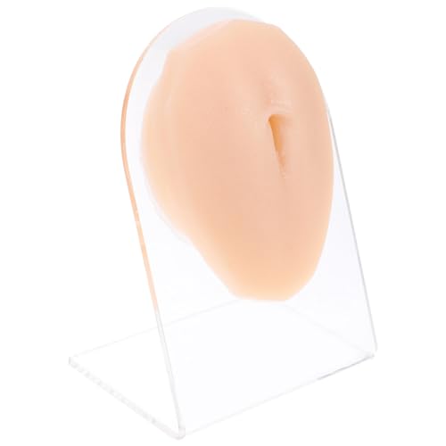Ipetboom Modelo De Ombligo Humano Modelo De Perforación Modelo De Ombligo De Simulación Modelo De Piercing En El Ombligo Modelo De Entrenamiento De Piercing En El Ombligo Gel De Sílice