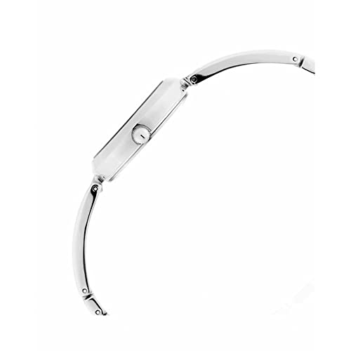 Image of Titan Raga Viva Quartz Analog Two Toned Grey & Blue Dial Silver Metal Strap Watch for Women - NT2606SM05