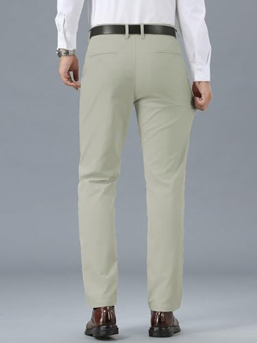 Image of TAGDO Men's Cotton Casual Trousers | Slim Fit Formal Pants for Man | Comfortable & Breathable Fabric | Stylish Office Wear | Everyday Casual Pant for Men