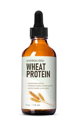Talsen Chemicals Hydrolyzed Wheat Protein (4 Oz - 118 mL) Hydrolyzed Wheat Protein Liquid Cosmetic Grade Ingredient for Hair Strength and Moisture for Hair and Skin Care Formulations