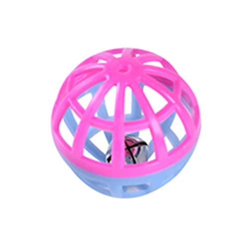 Fulenyi Hundespielzeugball, 10-teilige Kätzchen-Spielbälle Mit Glocke, Pet Kitten Cha-se Toys Gitterball Für Kleine Oder Große Katzen Oder Andere Tiere