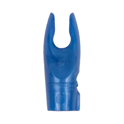 Bohning Small Throat Blazer Pin Nock, 12Pk, Satin Blue