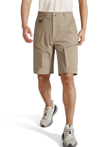 Tactical Cargo Shorts for Men Quick-Dry Lightweight Work Shorts with 7 Pockets,Durable Hiking Outdoor Short2