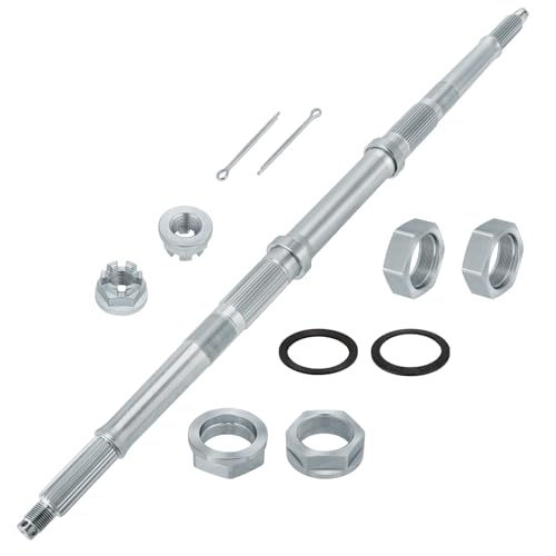 Eje de rueda trasera TRX300 JAVIK con kit de fijación de tuerca