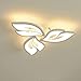 Moderna Plafoniera LED, 45W Creativa Petalo Lampadario Soffitto LED, Pannello acrilico Luci di Soffitto per Bagno Soggiorno Camera da Letto, Luce Bianca Calda (3 Heads）