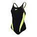Produktbild Speedo Splice Muscleback Damen Badeanzug, Black/Fluoreszierendes Gelb/Oxid Grey, 34 (DE 38)