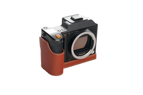 Funda de piel auténtica hecha a mano para Hasselblad X2D 100C color rufous - imagen 4