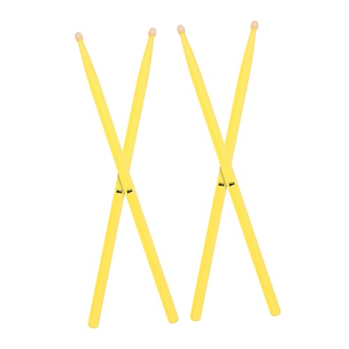 2 pares de baquetas de maple antideslizantes con punta en forma de gota miniatura 7